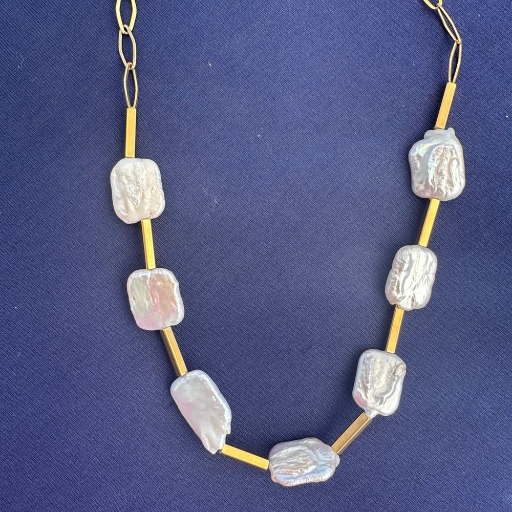 Freshwater pearl, handmade necklace